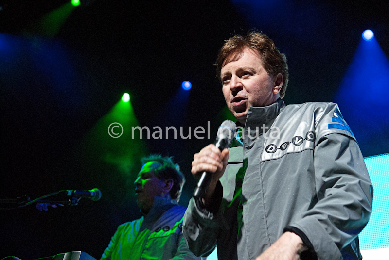 Bob Casale with the band Devo at ACL Live at Moody Theater in Austin Texas 3/27/2011