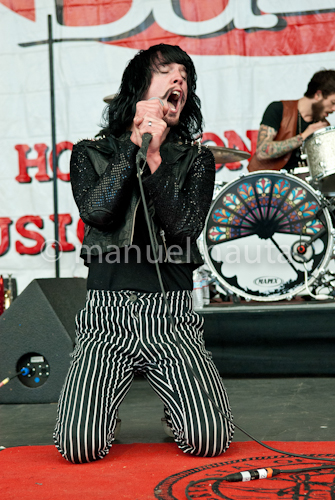 Eric Sean Nally with Foxy Shazam at Buzz Fest 2012 © Manuel Nauta