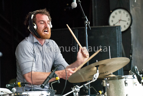 Darren King with Mutemath at Buzz Fest 2012 © Manuel Nauta