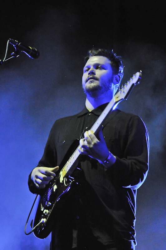 Joe Newman with Alt J performs at the Life Is Beautiful Festival on October 25, 2014 in Las Vegas, Nevada. Photo © Manuel Nauta