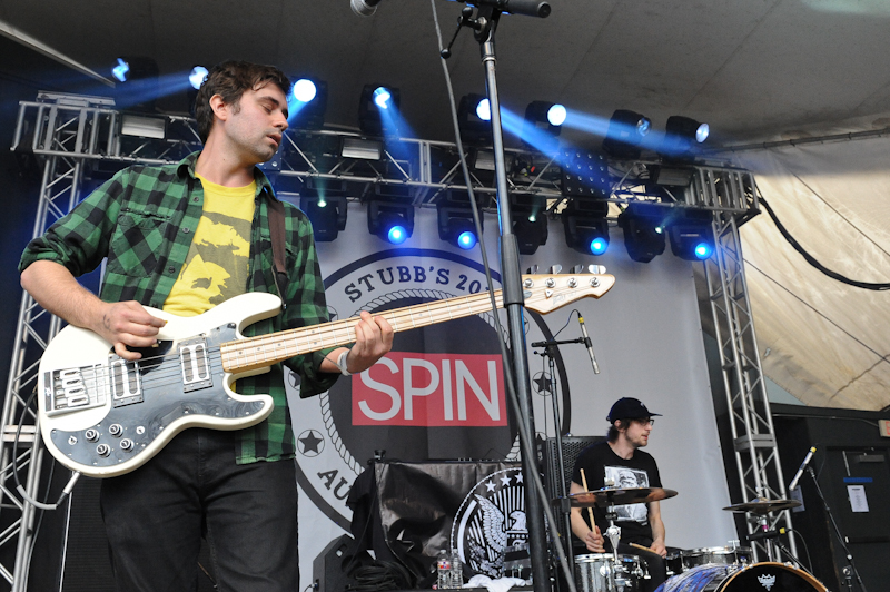 TJ Duke (L) and Jayson Gerycz with the band Cloud Nothings © Manuel Nauta