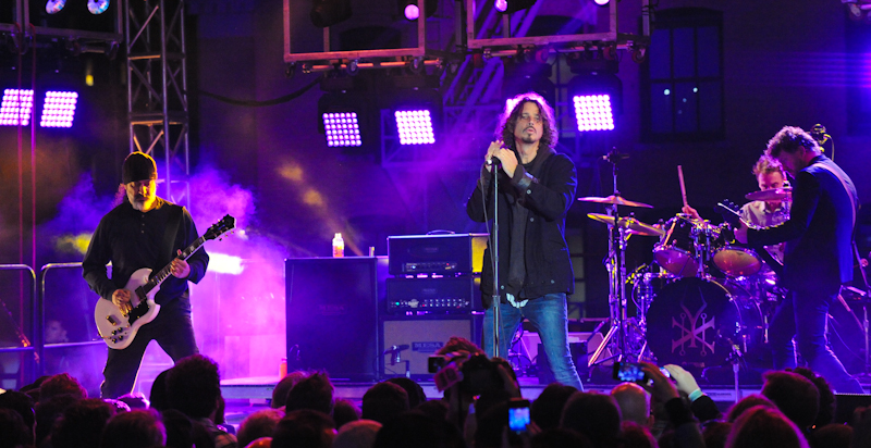 (L-R) Kim Thayil, Chris Cornell, Matt Cameron and Ben Shepherd © Manuel Nauta