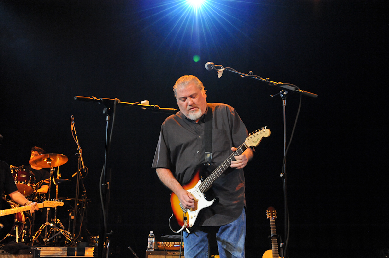 David Hidalgo of Los Lobos performs with the band in concert at the Aztec Theater on April 13, 2014 in San Antonio, Texas - USA.