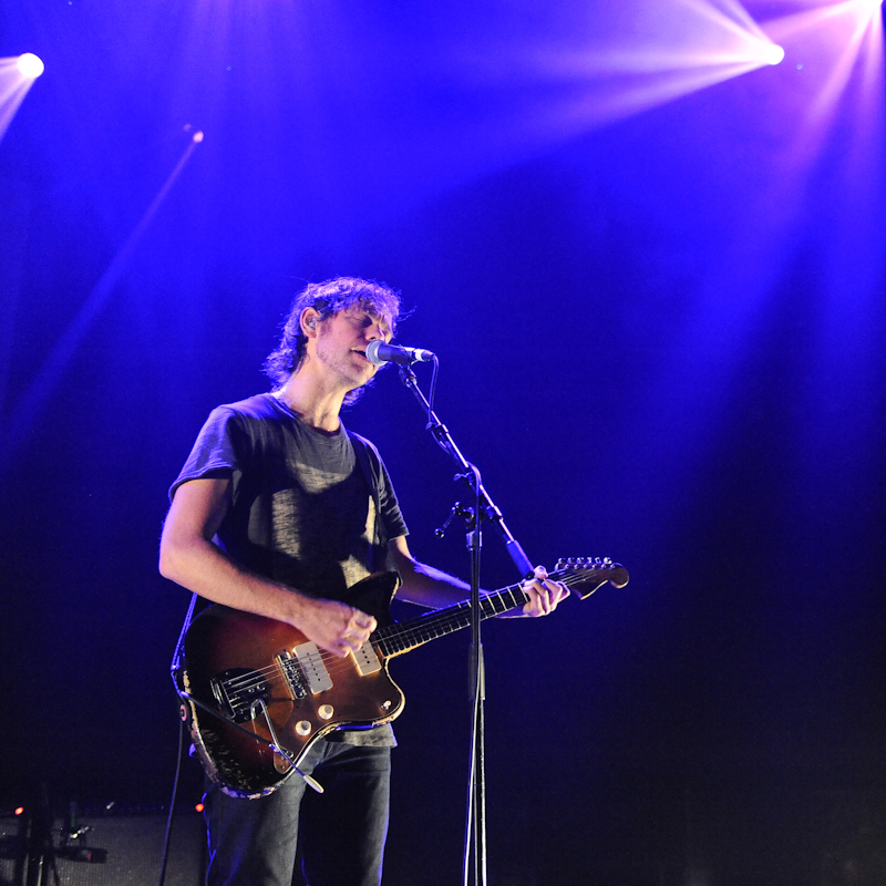 Aaron Dessner of The National performs in concert at ACL Live at Moody Theater / Photo © Manuel Nauta