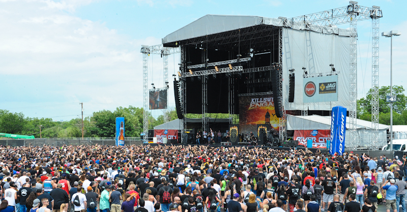 Killswitch Engage performs during River City Rockfest / Photo © Manuel Nauta