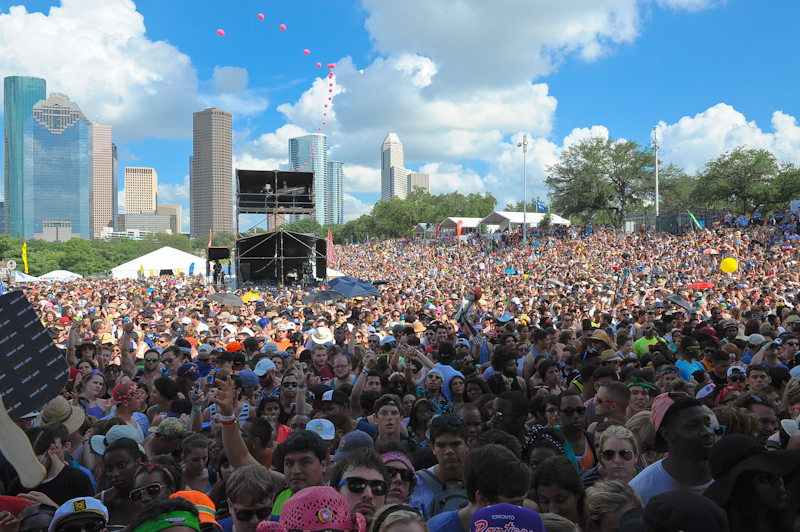 Free Press Summer Festival 2014 at Eleanor Tinsley Park in Houston Photo © Manuel Nauta