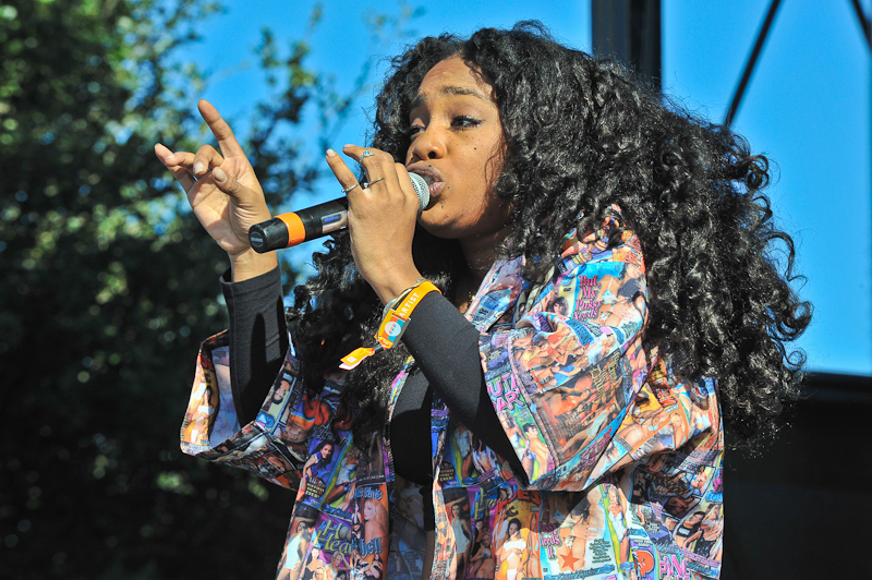 Solana Rowe aka SZA  performs in concert during Day 1 of FunFunFun Fest at Auditorium Shores on November 7, 2014 in Austin, Texas. Photo © Manuel Nauta
