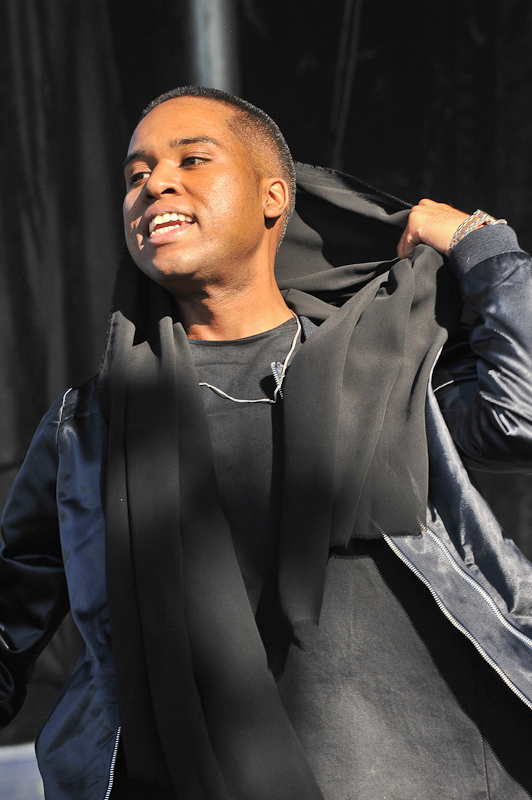 Electronic music artist Lunice performs in concert during Day 1 of FunFunFun Fest at Auditorium Shores on November 7, 2014 in Austin, Texas. Photo © Manuel Nauta