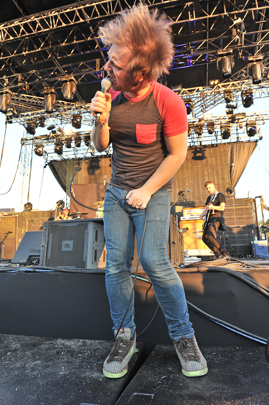 Johnny Whitney of The Blood Brothers performs in concert during Day 1 of FunFunFun Fest at Auditorium Shores on November 7, 2014 in Austin, Texas. Photo © Manuel Nauta