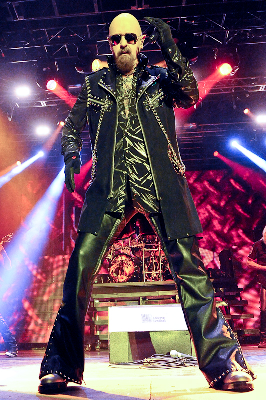Rob Halford of Judas Priest performs in concert during Day 1 of FunFunFun Fest at Auditorium Shores on November 7, 2014 in Austin, Texas. Photo © Manuel NautaRob Halford of Judas Priest performs in concert during Day 1 of FunFunFun Fest at Auditorium Shores on November 7, 2014 in Austin, Texas. Photo © Manuel Nauta