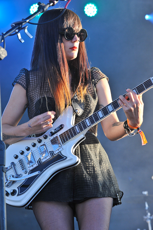 Jules of Dum Dum Girls performs in concert during Day 3 of FunFunFun Fest at Auditorium Shores on November 9, 2014 in Austin, Texas. Photo © Manuel Nauta