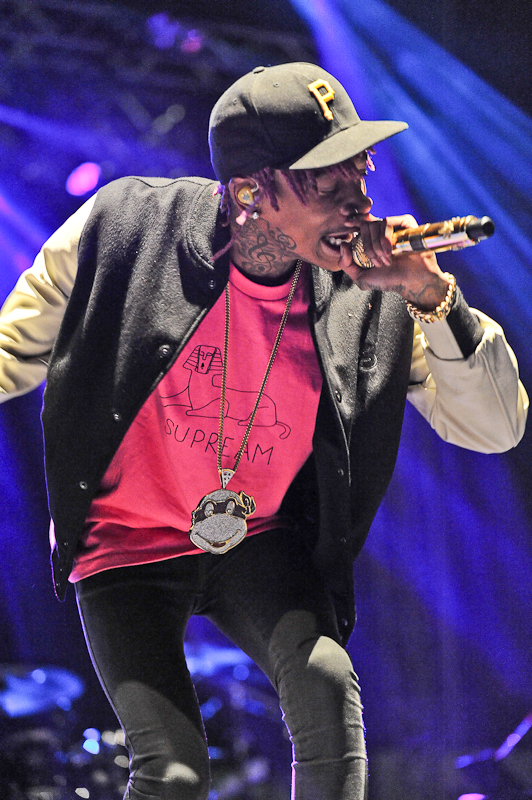 Cameron Jibril Thomaz aka Wiz Khalifa performs in concert during Day 3 of FunFunFun Fest at Auditorium Shores on November 9, 2014 in Austin, Texas. Photo © Manuel Nauta