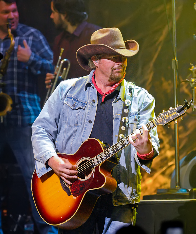 Toby Keith performs onstage during the third Mack, Jack &amp; McConaughey charity gala at ACL Live on April 16, 2015 in Austin, Texas. Photo © Manuel Nauta