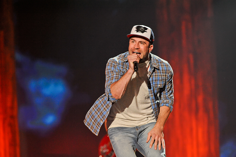 Singer Sam Hunt performs onstage during the 2015 iHeartRadio Country Festival at The Frank Erwin Center on May 2, 2015 in Austin, Texas. Photo © Manuel Nauta
