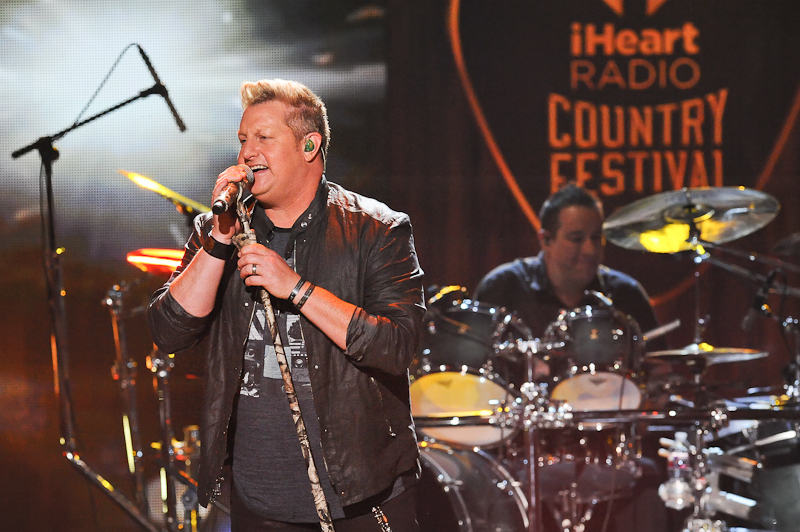 Singer Gary LeVox of Rascal Flatts performs onstage during the 2015 iHeartRadio Country Festival at The Frank Erwin Center on May 2, 2015 in Austin, Texas. Photo © Manuel Nauta