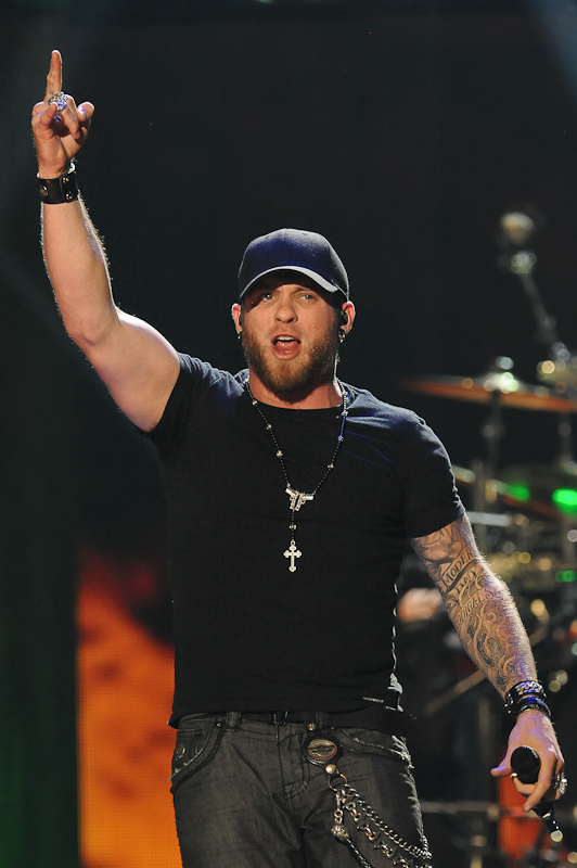 Recording artist Brantley Gilbert performs onstage during the 2015 iHeartRadio Country Festival at The Frank Erwin Center on May 2, 2015 in Austin, Texas.  Photo © Manuel Nauta