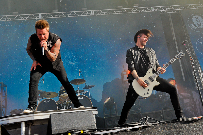 Jacoby Shaddix and Tobin Esperance of Papa Roach / Photo © Manuel Nauta