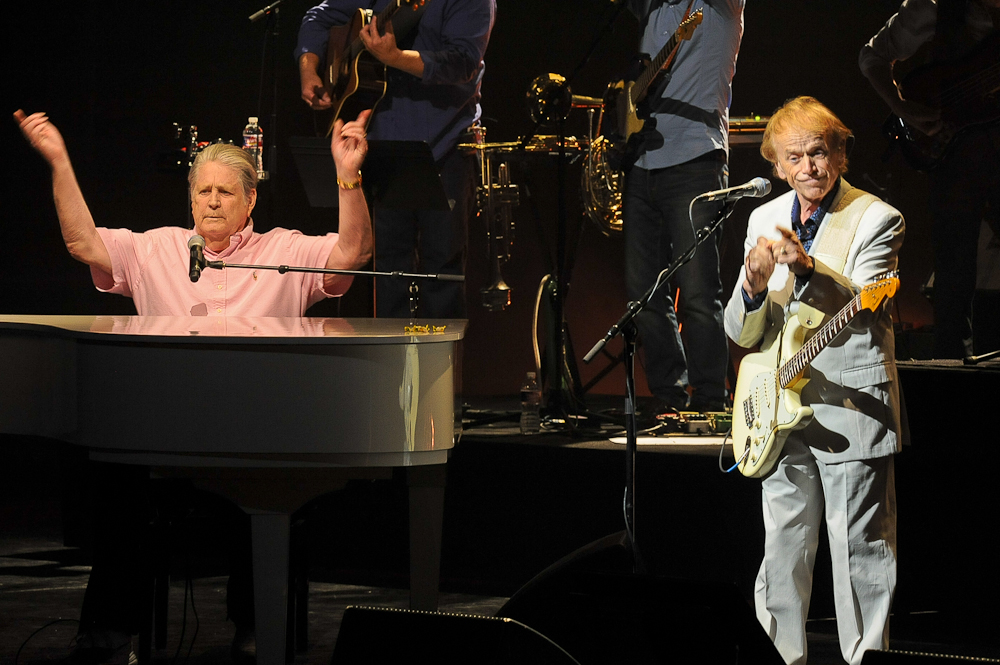 Brian Wilson (L) and Al Jardine perform in concert at Bass Concert Hall on June 23, 2015 in Austin, Texas. Photo © Manuel Nauta