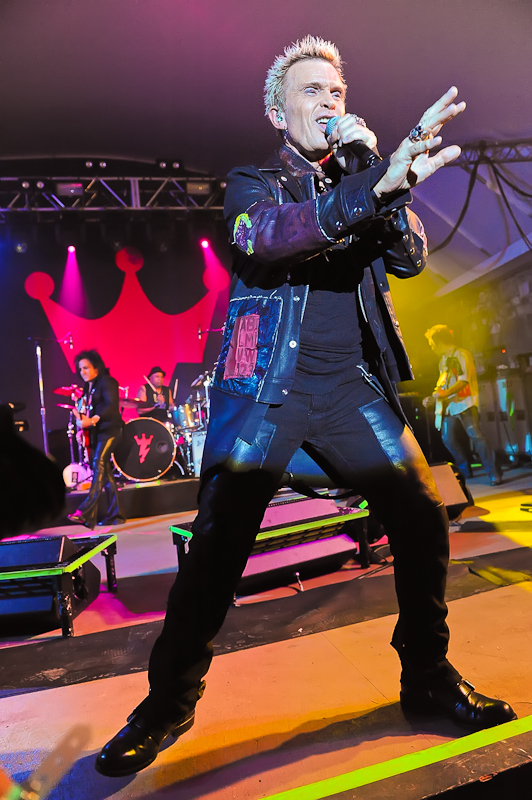 Billy Idol performs in concert at Stubb's on October 1, 2015 in Austin, Texas. Photo © Manuel Nauta