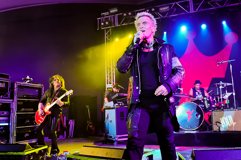 Billy Idol performs in concert at Stubb's on October 1, 2015 in Austin, Texas. Photo © Manuel Nauta