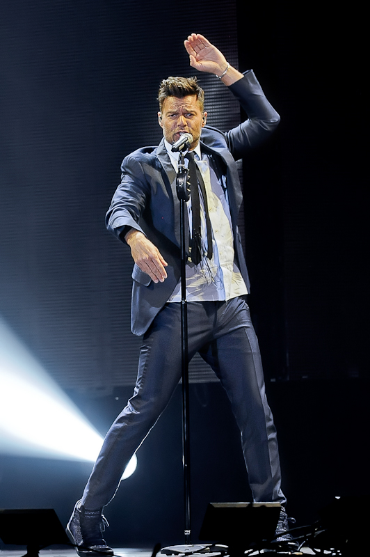 Ricky Martin performs in concert during the ONE WORLD TOUR at the Freeman Coliseum on October 3, 2015 in San Antonio, Texas. Photo © Manuel Nauta