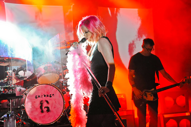 Shirley Manson  of the band Garbage performs in concert at Stubb's on October 14, 2015 in Austin, Texas. Photo © Manuel Nauta