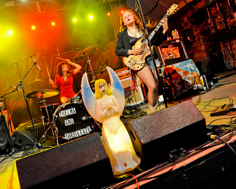Thelma and the Sleaze perform in concert at Stubb's Bar-B-Q on May 21, 2016 in Austin, Texas. Photo © Manuel Nauta