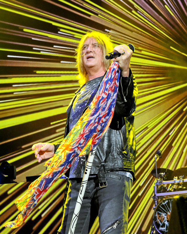 Joe Elliott of the band Def Leppard performs in concert at Austin 360 Amphitheater on August 19, 2016 in Austin, Texas. Photo © Manuel Nauta