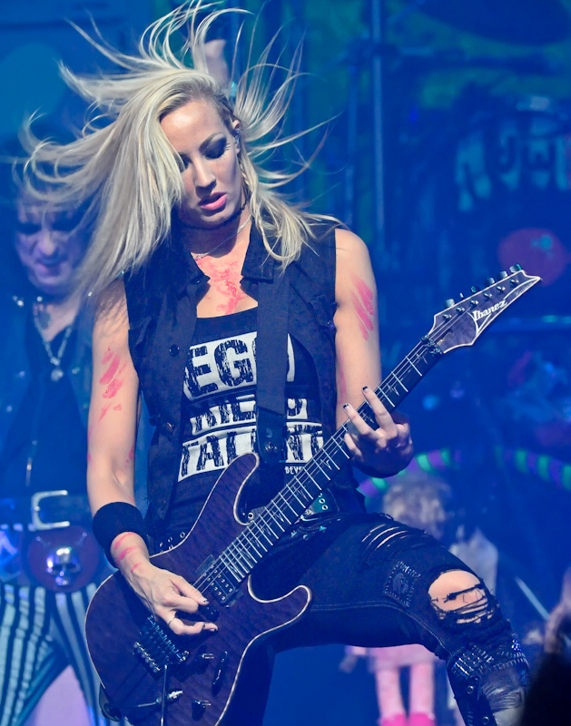 Nita Strauss performs in concert at ACL Live at Moody Theater on August 21, 2016 in Austin, Texas. Photo © Manuel Nauta