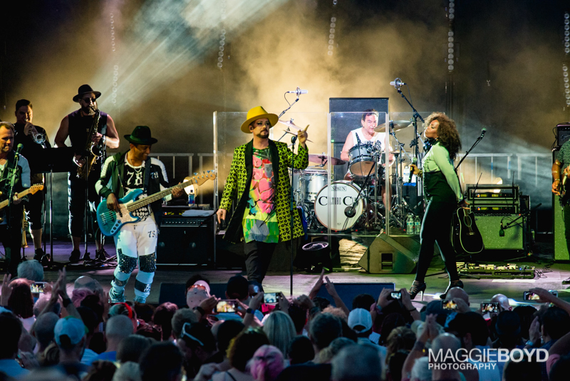 Boy George with Culture Club / Photo © Maggie Boyd