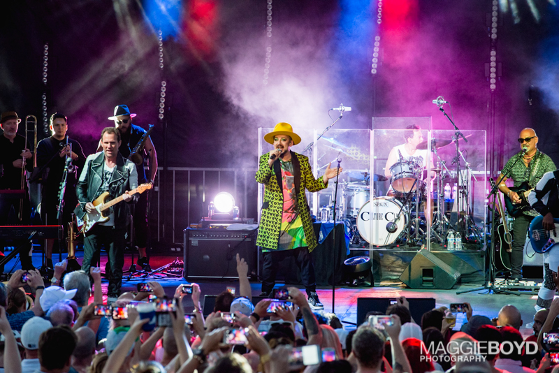 Boy George with Culture Club / Photo © Maggie Boyd