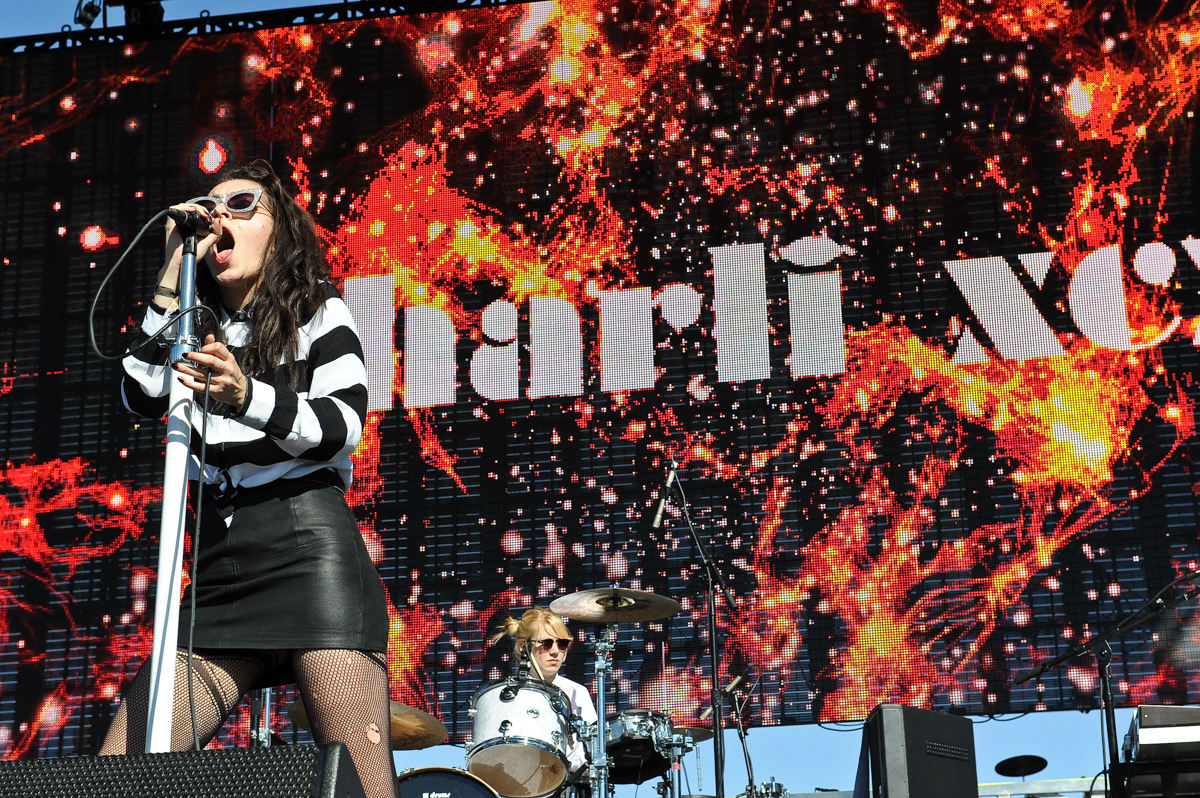 Singer Charli XCX performs during day 2 of the Life Is Beautiful Festival on October 27, 2013 in Las Vegas, Nevada. Photo © Manuel Nauta