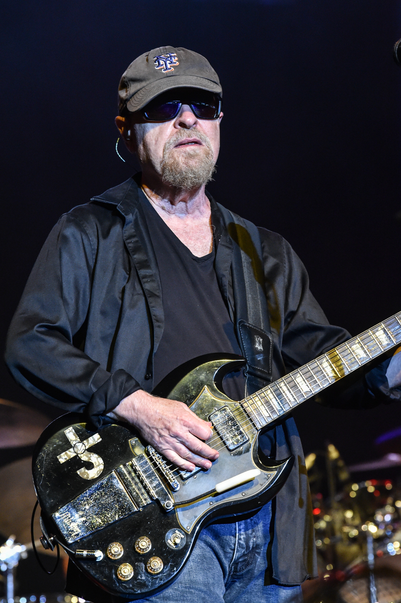 Eric Bloom performs in concert with Blue Oyster Cult at the SeaWorld Electric Ocean Concert Series in San Antonio, Texas on August 1, 2021 / Photo © Manuel Nauta